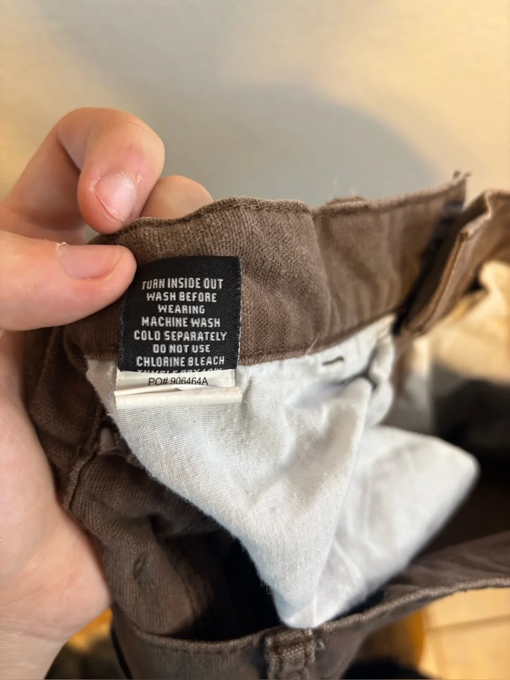 RSQ Loose Brown Pants Utility Carpenter Worker Relaxed 30x30